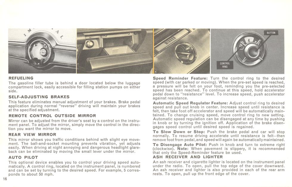 1964 Chrysler Imperial Owners Manual Page 34